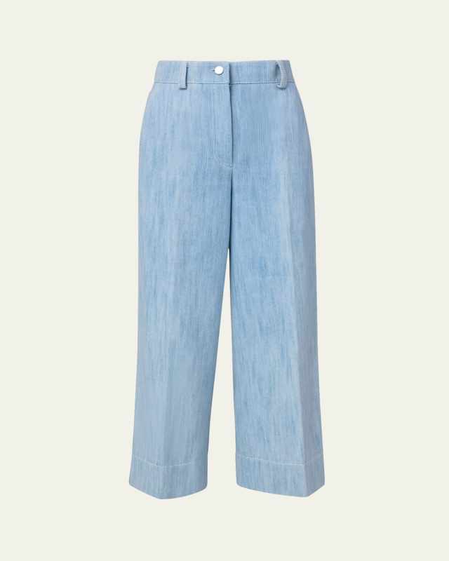 Chiara Dot Detail Denim Pants